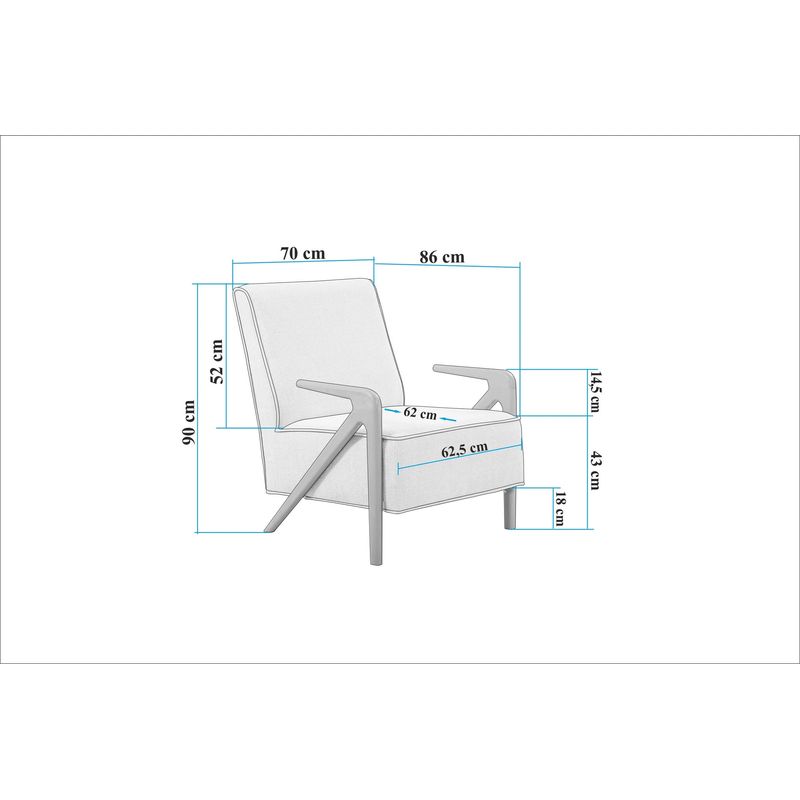 Casa si Gradina - Mobilier - Seturi de mobilier - Seturi living - Set living, Atelier Del Sofa, lemn fag si pal, stejar si gri, canapea 223x81x92 cm, fotoliu 70x90x86 cm - Infinity.ro