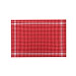 Casa si Gradina - Textile si covoare - Textile baie - Prosoape - Set prosoape de spalat, Hermia, rosu alb, 45x65 cm, 100% bumbac, 10 bucati - Infinity.ro
