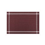 Casa si Gradina - Textile si covoare - Textile baie - Prosoape - Set prosoape de fata, Hermia, rosu bordo si alb, 45x65 cm, 100% bumbac, 10 bucati - Infinity.ro
