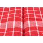 Casa si Gradina - Textile si covoare - Textile baie - Prosoape - Set prosoape de spalat, Hermia, rosu alb, 45x65 cm, 100% bumbac, 10 bucati - Infinity.ro