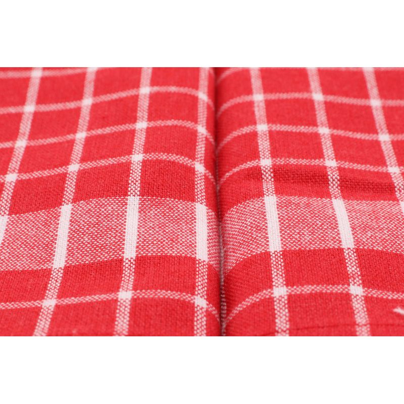 Casa si Gradina - Textile si covoare - Textile baie - Prosoape - Set prosoape de spalat, Hermia, rosu alb, 45x65 cm, 100% bumbac, 10 bucati - Infinity.ro