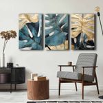 Casa si Gradina - Decoratiuni - Tablouri - Tablou decorativ pe panza, Wallxpert, multicolor, 100% panza, 145x70 cm, set 3 piese - Infinity.ro