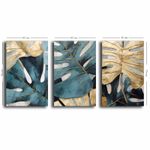 Casa si Gradina - Decoratiuni - Tablouri - Tablou decorativ pe panza, Wallxpert, multicolor, 100% panza, 145x70 cm, set 3 piese - Infinity.ro