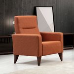 Casa si Gradina - Mobilier - Seturi de mobilier - Seturi living - Set living, Atelier Del Sofa, cadru metal lemn, gri inchis, canapea coltar 216x130x86 cm, fotoliu 75x80x102 cm - Infinity.ro