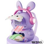 Carti si Birotica - Birotica - Accesorii de birou - Pusculite - Pusculita ATM de jucarie, Seezesol Solution™, blocare cu Amprenta si Cod Pin, cu Lumini si Muzica, Bancnote si Monede - Infinity.ro