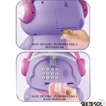 Carti si Birotica - Birotica - Accesorii de birou - Pusculite - Pusculita ATM de jucarie, Seezesol Solution™, blocare cu Amprenta si Cod Pin, cu Lumini si Muzica, Bancnote si Monede - Infinity.ro