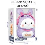 Carti si Birotica - Birotica - Accesorii de birou - Pusculite - Pusculita ATM de jucarie, Seezesol Solution™, blocare cu Amprenta si Cod Pin, cu Lumini si Muzica, Bancnote si Monede - Infinity.ro