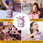 Carti si Birotica - Birotica - Accesorii de birou - Pusculite - Pusculita ATM de jucarie, Seezesol Solution™, blocare cu Amprenta si Cod Pin, cu Lumini si Muzica, Bancnote si Monede - Infinity.ro