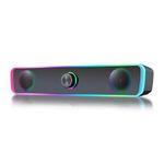 TV, Audio-Video si Foto - Audio Hi-Fi - Boxe si subwoofere - Boxa Gaming PC, RGB Iluminare, 4D HiFi Stereo, ABS, Conectare Universala, Rezistenta la praf/socuri, Negru - Infinity.ro