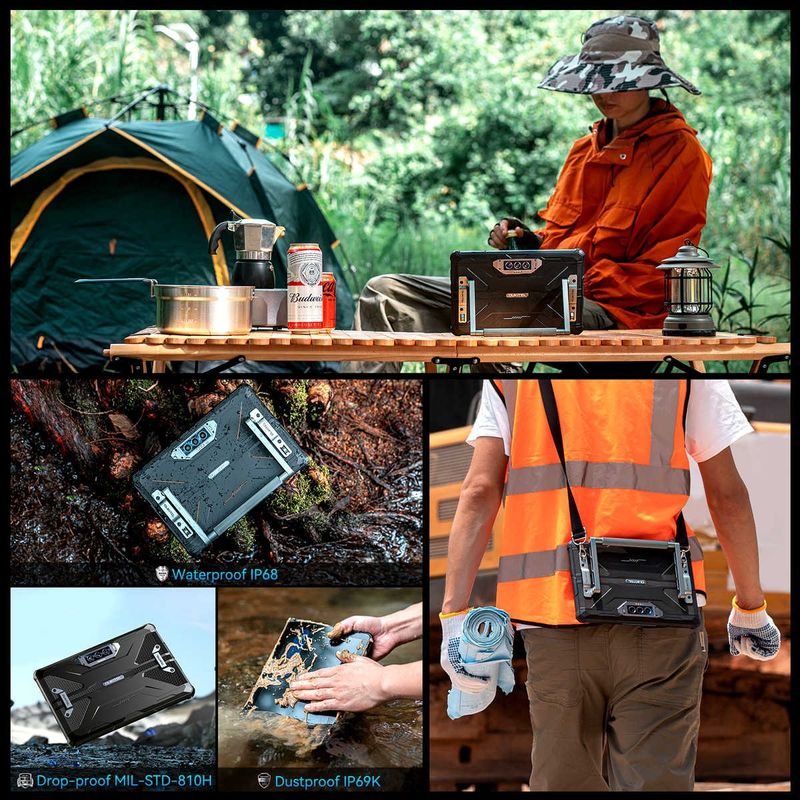 Laptop, Telefoane si Tablete - Tablete si accesorii tablete - Tablete - Tableta Rugged 5G, 24GB RAM (12+12 Extins), 256GB ROM, Baterie 32000mAh, Ecran 10.1" FHD+ - Infinity.ro