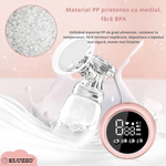 Jucarii, Copii si Bebe - Maternitate - Pompe de san - Pompa de San Electrica ELUZZO®, Portabila, Utilizare fara Maini, Stimulare prin Masaj si Extragere - Infinity.ro