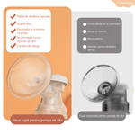 Jucarii, Copii si Bebe - Maternitate - Pompe de san - Pompa de San Electrica Bilaterala ELUZZO®, Afisaj Digital, Stimulare prin Masaj si Extragere, 3 Moduri de Masaj - Infinity.ro