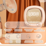 Jucarii, Copii si Bebe - Maternitate - Pompe de san - Pompa de San Electrica Bilaterala ELUZZO®, Afisaj Digital, Stimulare prin Masaj si Extragere, 3 Moduri de Masaj - Infinity.ro