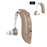 Ingrijire personala si Cosmetice - Sanatate si wellness - Aparate medicale - Aparate auditive - Aparat Auditiv Premium ELUZZO®, Reincarcabil, Autonomie sporita, 3 Accesorii Incluse, Volum Ajustabil, Bej - Infinity.ro