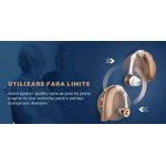 Ingrijire personala si Cosmetice - Sanatate si wellness - Aparate medicale - Aparate auditive - Aparat Auditiv Premium ELUZZO®, Reincarcabil, Autonomie sporita, 3 Accesorii Incluse, Volum Ajustabil, Bej - Infinity.ro