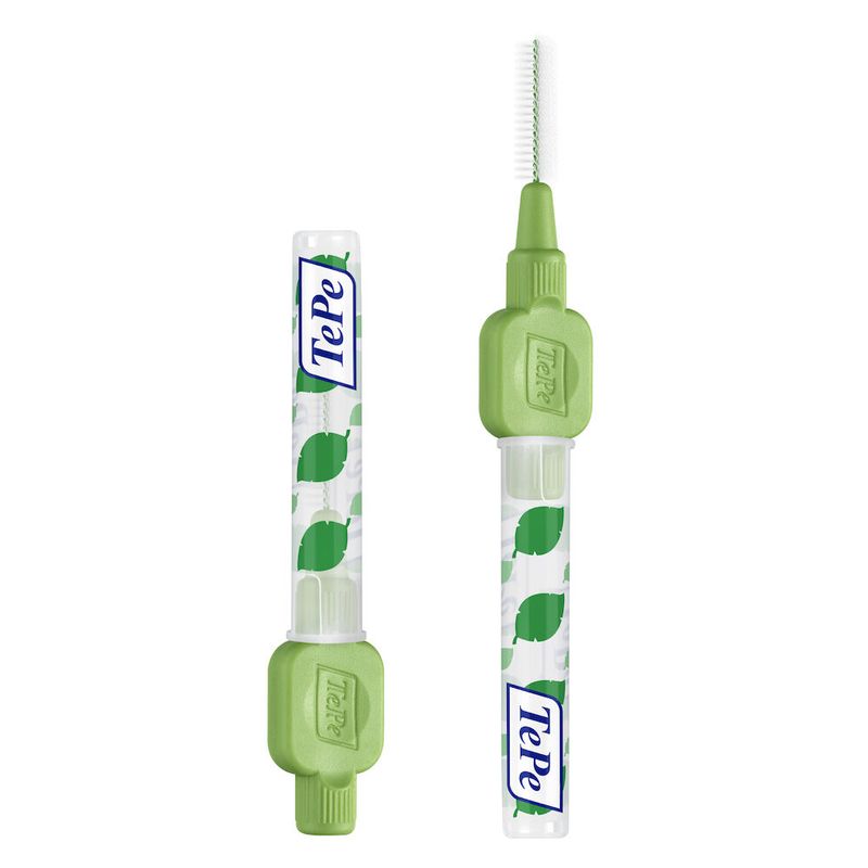 Ingrijire personala si Cosmetice - Igiena dentara - Periute de dinti clasice - Periuțe interdentare TePe Original verde, 6 buc, blister - Infinity.ro