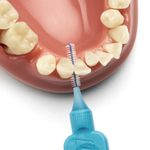 Ingrijire personala si Cosmetice - Igiena dentara - Periute de dinti clasice - Periuțe interdentare TePe Original albastru, 6 buc, blister - Infinity.ro