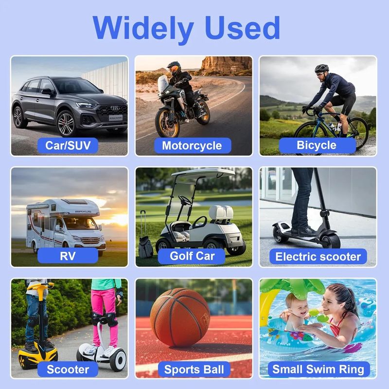 Auto si Moto - Reparatii si depanare - Compresoare auto - Compresor auto cu acumulator MOGODA, 10.3 BAR/150 PSI, Acumulator 4000 mAh, 60L/min, Oprire automata, Husa, WY-7075 - Infinity.ro