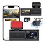 Auto si Moto - Electronice auto - Accesorii electronice auto - Camera auto e-Wantay® DualEye HD 1080P fata + 720P spate, Night Vision, card 64GB inclus - Infinity.ro