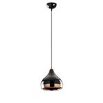 Casa si Gradina - Corpuri si surse de iluminat - Lustre si pendule - Lustra, Opviq, fier, negru cupru, diametru 17 cm, inaltime reglabila - Infinity.ro