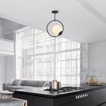 Casa si Gradina - Corpuri si surse de iluminat - Lustre si pendule - Lustra, Opviq, metal, negru, 26x15x39 cm - Infinity.ro