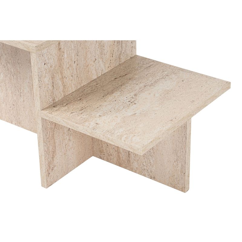 Casa si Gradina - Mobilier - Mese si birouri - Masute de cafea - Masuta de cafea, Hanah Home, pal melaminat, travertin, 90x45x40 cm - Infinity.ro