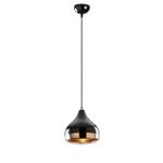 Casa si Gradina - Corpuri si surse de iluminat - Lustre si pendule - Lustra, Opviq, fier, negru cupru, diametru 17 cm, inaltime reglabila - Infinity.ro