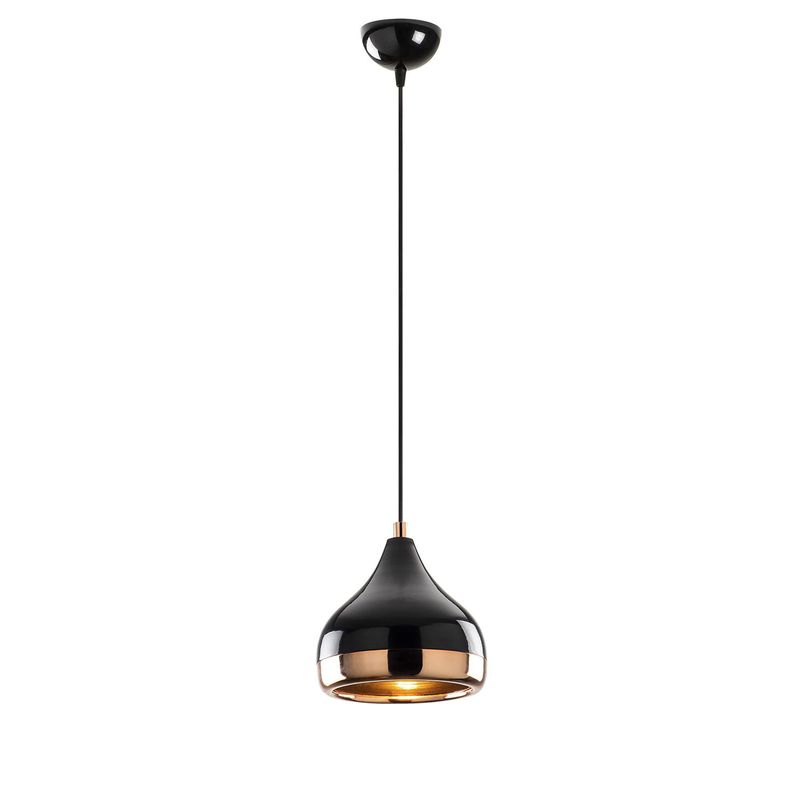 Casa si Gradina - Corpuri si surse de iluminat - Lustre si pendule - Lustra, Opviq, fier, negru cupru, diametru 17 cm, inaltime reglabila - Infinity.ro