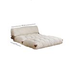 Casa si Gradina - Mobilier - Canapele si coltare - Canapele - Canapea extensibila 2 locuri, Hanah Home, teddy, crem, 120x79x75 cm - Infinity.ro
