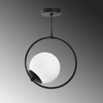 Casa si Gradina - Corpuri si surse de iluminat - Lustre si pendule - Lustra, Opviq, metal, negru, 26x15x39 cm - Infinity.ro