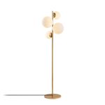 Casa si Gradina - Corpuri si surse de iluminat - Veioze si lampi - Lampadare - Lampadar, Opviq, metal, auriu, 33x33x162 cm - Infinity.ro