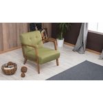 Casa si Gradina - Mobilier - Scaune si fotolii - Fotolii - Fotoliu, Hanah Home, lemn de fag, verde, 69x80x83 cm, material textil - Infinity.ro