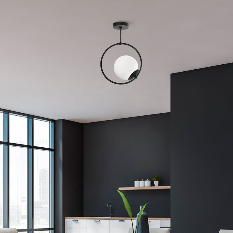 Casa si Gradina - Corpuri si surse de iluminat - Lustre si pendule - Lustra, Opviq, metal, negru, 26x15x39 cm - Infinity.ro