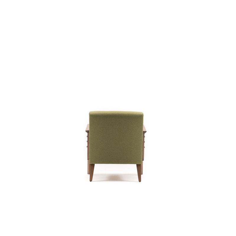 Casa si Gradina - Mobilier - Scaune si fotolii - Fotolii - Fotoliu, Hanah Home, lemn de fag, verde, 69x80x83 cm, material textil - Infinity.ro