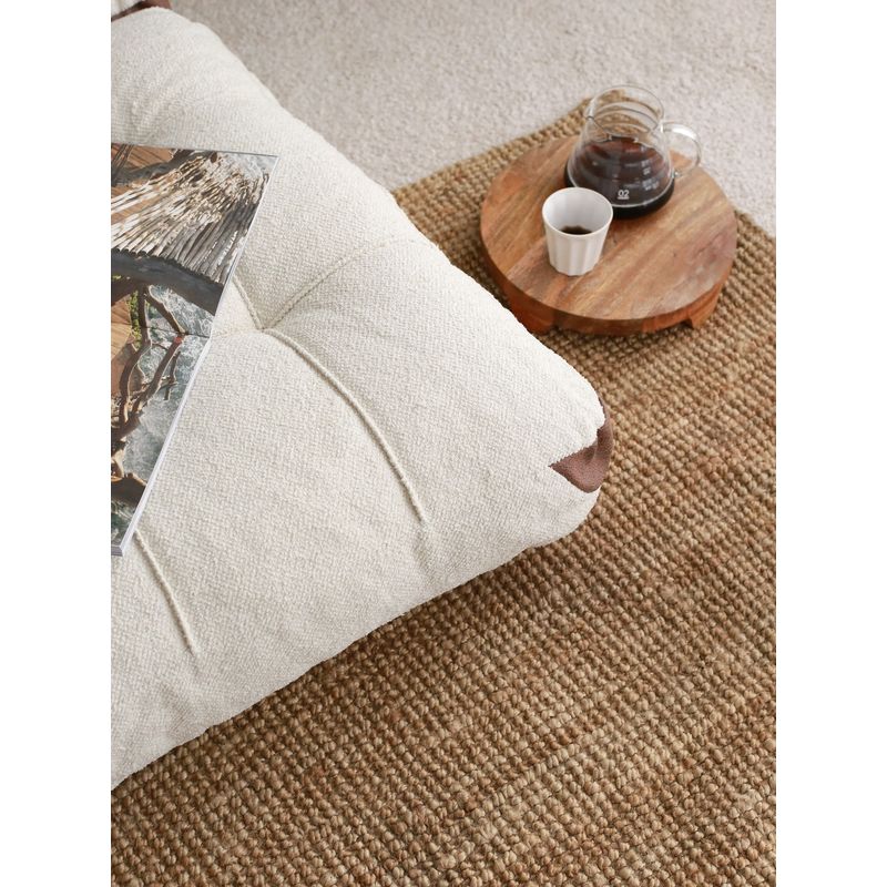 Casa si Gradina - Mobilier - Canapele si coltare - Canapele - Canapea extensibila 2 locuri, Hanah Home, teddy, crem, 120x79x75 cm - Infinity.ro