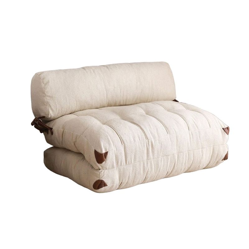 Casa si Gradina - Mobilier - Canapele si coltare - Canapele - Canapea extensibila 2 locuri, Hanah Home, teddy, crem, 120x79x75 cm - Infinity.ro