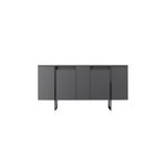 Casa si Gradina - Mobilier - Comode si corpuri - Console - Consola, Hanah Home, pal melaminat, nuc si negru, 160x35x80 cm, 618BLY1175 - Infinity.ro
