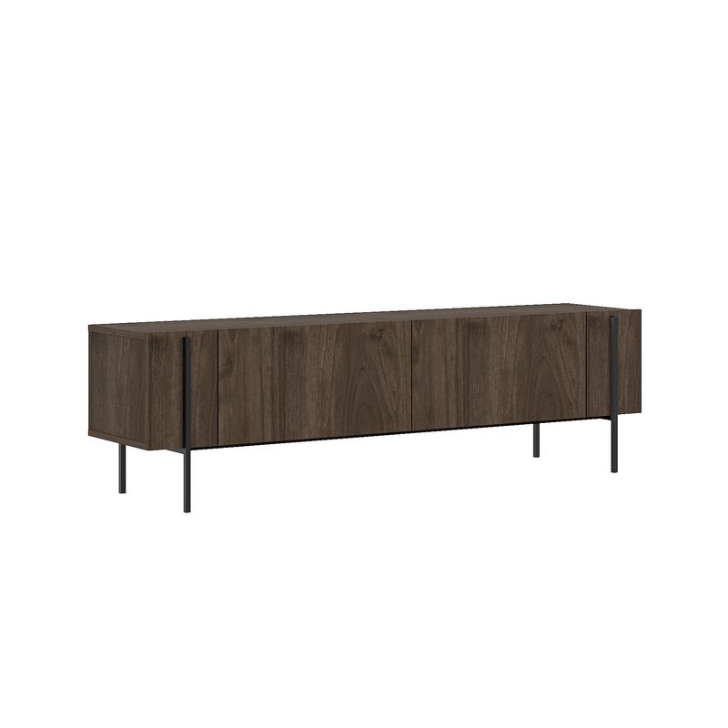Casa si Gradina - Mobilier - Comode si corpuri - Comode - Comoda tv, Hanah Home, pal melaminat, nuc, 160x45.6x31.4 cm - Infinity.ro