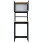 Casa si Gradina - Mobilier - Dulapuri si sifoniere - Dulapuri - Dulap pentru masina de spalat, Hanah Home, pal melaminat, nuc si antracit, 65x60x183.6 cm - Infinity.ro