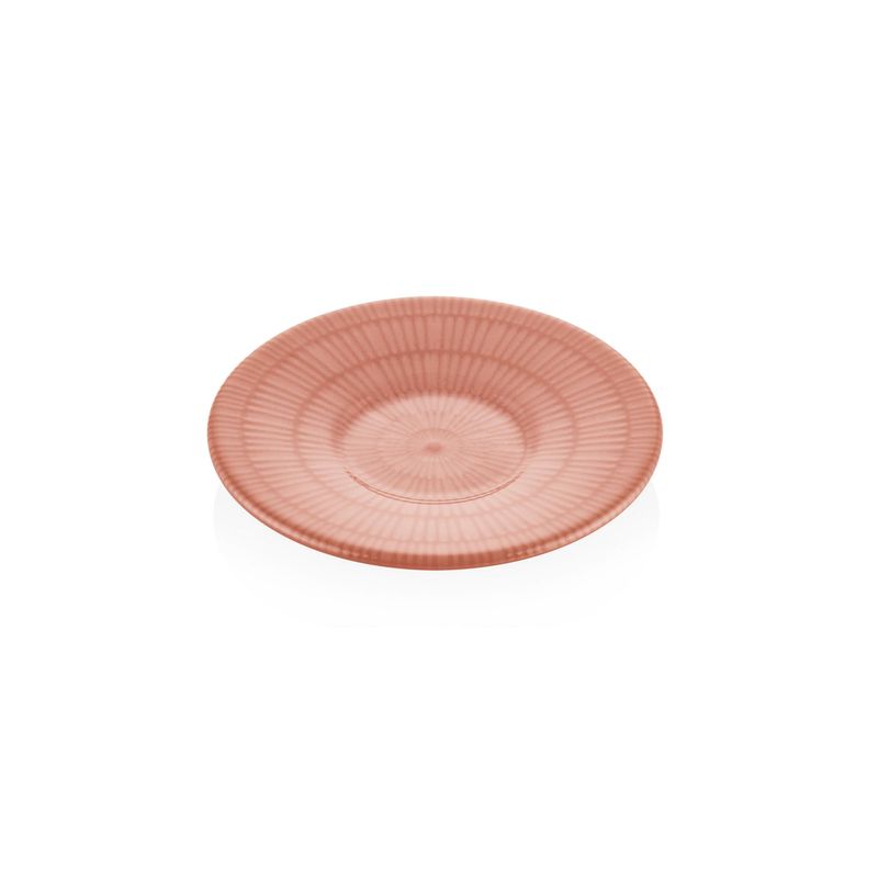 Casa si Gradina - Bucatarie si vesela - Vesela si tacamuri - Farfurii si boluri - Set farfurioare, Hermia, ceramica, somon, 13x13x1 cm, 6 bucati - Infinity.ro