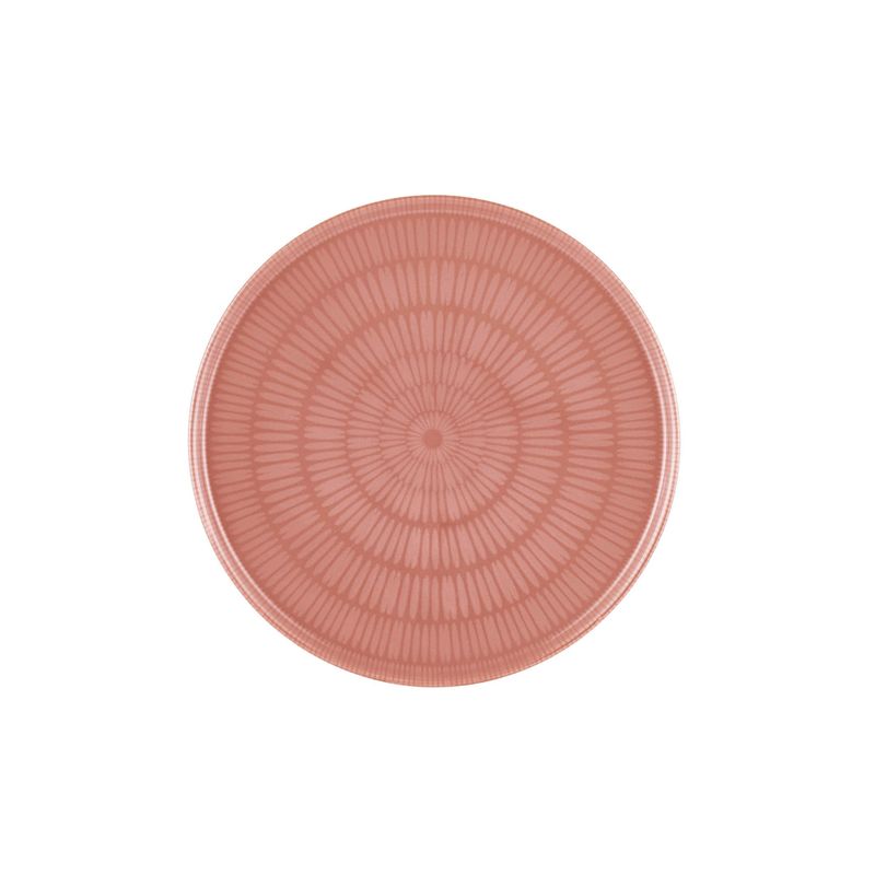 Casa si Gradina - Bucatarie si vesela - Vesela si tacamuri - Farfurii si boluri - Set farfurii, Hermia, ceramica, somon, 26x26x1 cm, 6 piese - Infinity.ro