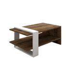 Casa si Gradina - Mobilier - Seturi de mobilier - Seturi living - Set mobilier living, Hanah Home, pal melaminat, nuc, alb - Infinity.ro