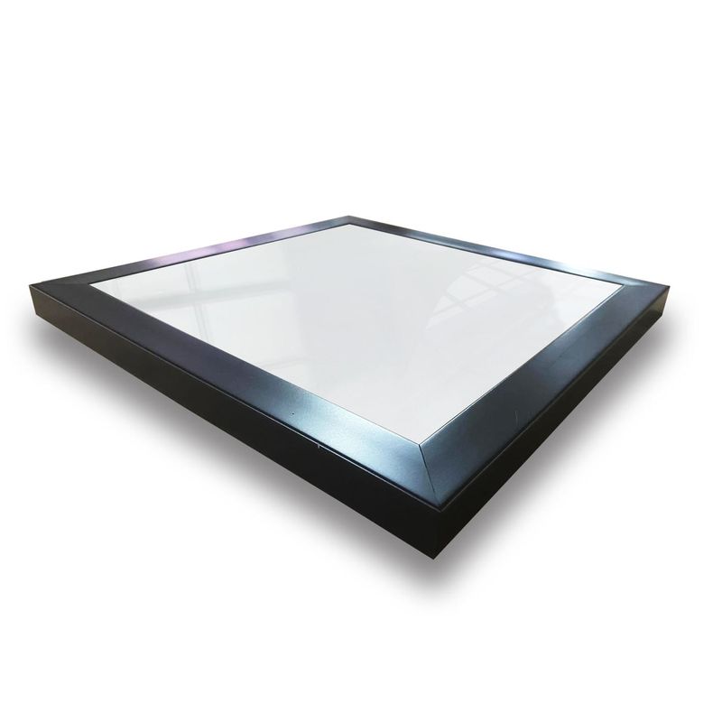 Casa si Gradina - Decoratiuni - Oglinzi - Set oglinzi, Wallxpert, sticla, argintiu si negru, 24x24 cm, 8 piese - Infinity.ro