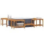 Casa si Gradina - Gradina si terasa - Piscine si accesorii - Accesorii piscine - Imprejmuire pentru Cada cu Hidromasaj Maro 230 x 230 cm - Infinity.ro