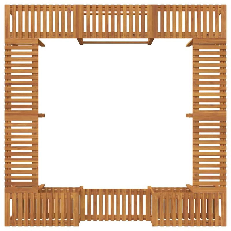 Casa si Gradina - Gradina si terasa - Piscine si accesorii - Accesorii piscine - Imprejmuire pentru Cada cu Hidromasaj Maro 230 x 230 cm - Infinity.ro