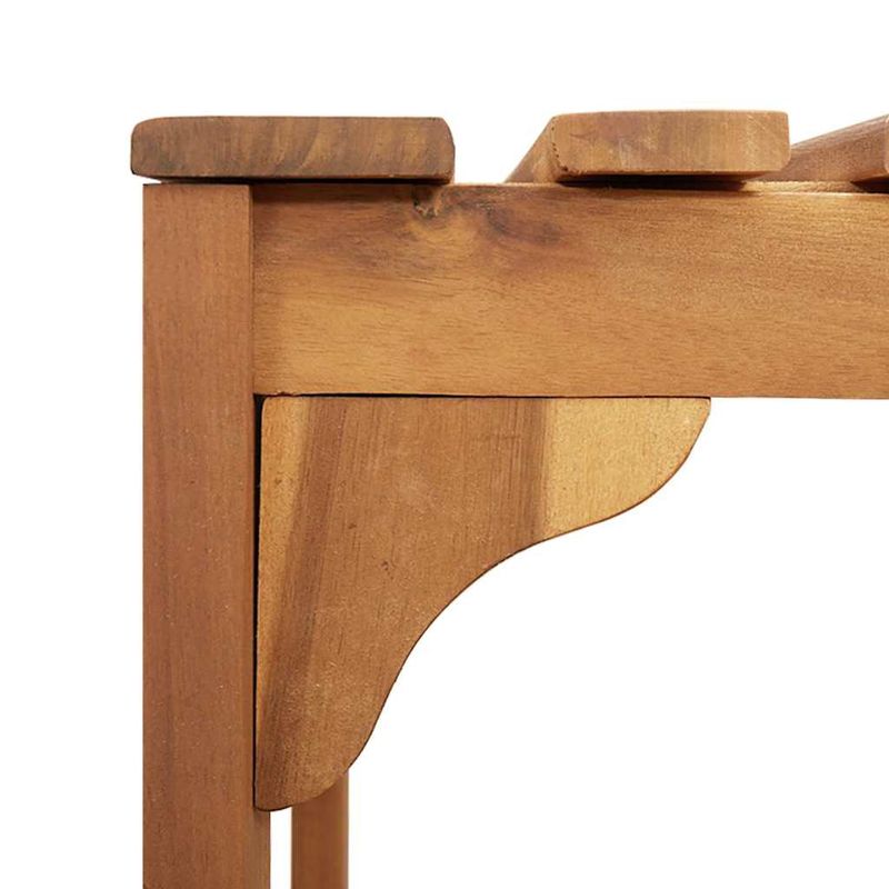 Casa si Gradina - Gradina si terasa - Piscine si accesorii - Accesorii piscine - Imprejmuire pentru Cada cu Hidromasaj Maro 230 x 230 cm - Infinity.ro