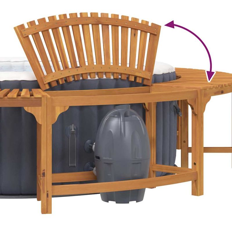 Casa si Gradina - Gradina si terasa - Piscine si accesorii - Accesorii piscine - Imprejmuiri pentru Cada Fierbinte Maro Ø255 cm - Infinity.ro