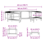 Casa si Gradina - Gradina si terasa - Piscine si accesorii - Accesorii piscine - Imprejmuiri pentru Cada Fierbinte Maro Ø255 cm - Infinity.ro