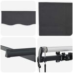 Casa si Gradina - Gradina si terasa - Umbrele si pavilioane - Pavilioane - Cortina Retractabila Antracit Gri - Infinity.ro