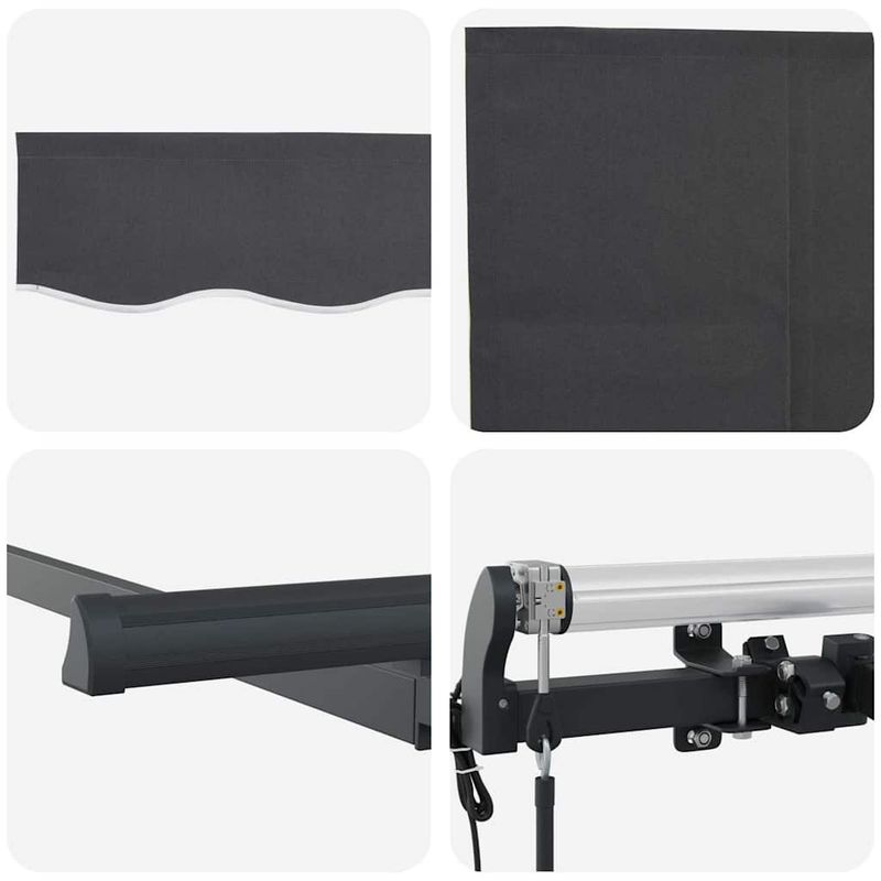 Casa si Gradina - Gradina si terasa - Umbrele si pavilioane - Pavilioane - Cortina Retractabila Antracit Gri - Infinity.ro